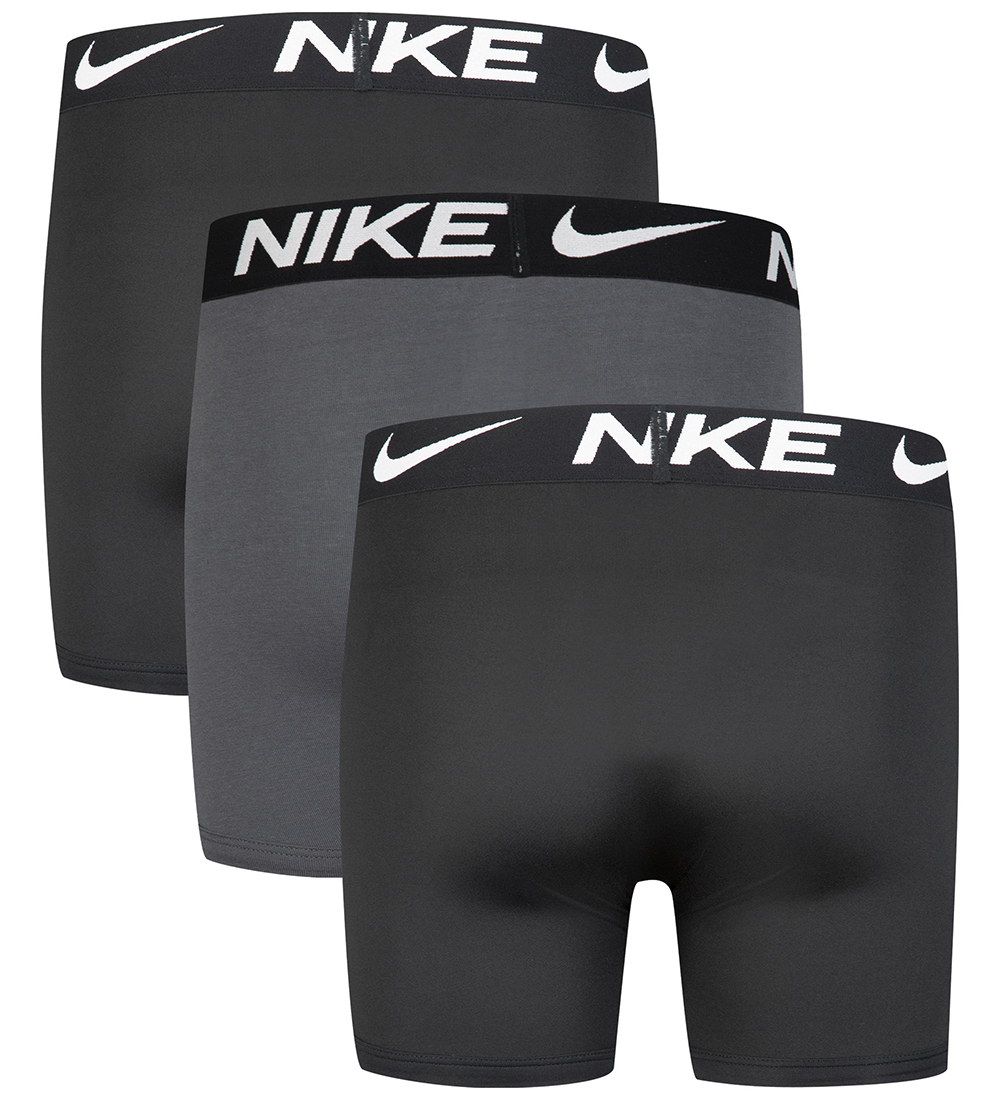 Nike Boxershorts - Dri-Fit Essential - 3-Pak - Sort/Grå