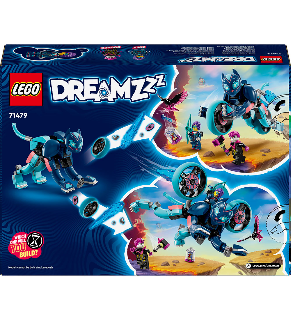 LEGO® DREAMZzz - Zoeys Kattemotorcykel 71479 - 226 Dele