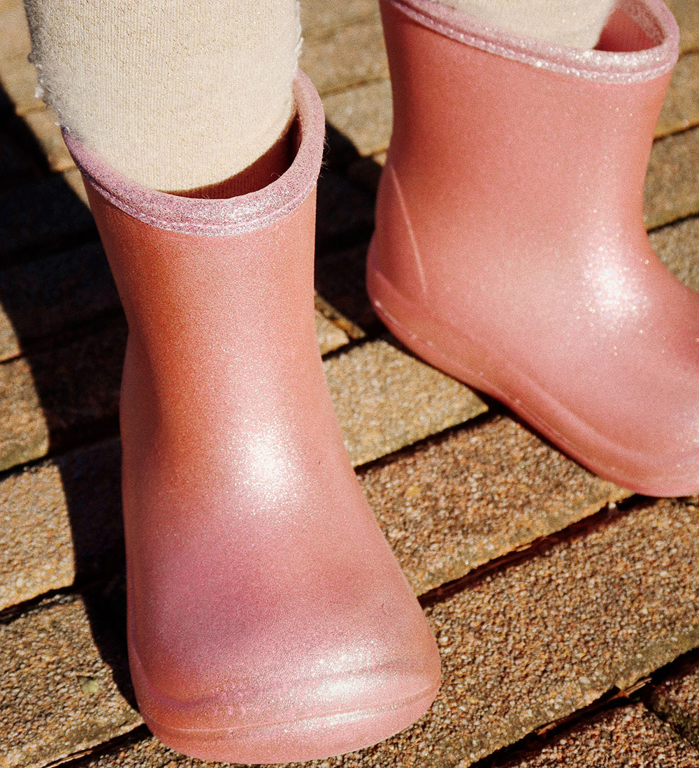 Konges Sløjd Gummistøvler - Luc Lightweight - Glitter Rose