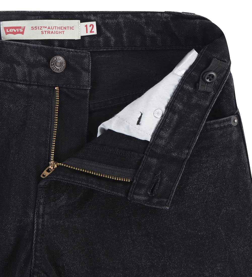 Levis Jeans - 551Z Authentic Straight - Black Canyon
