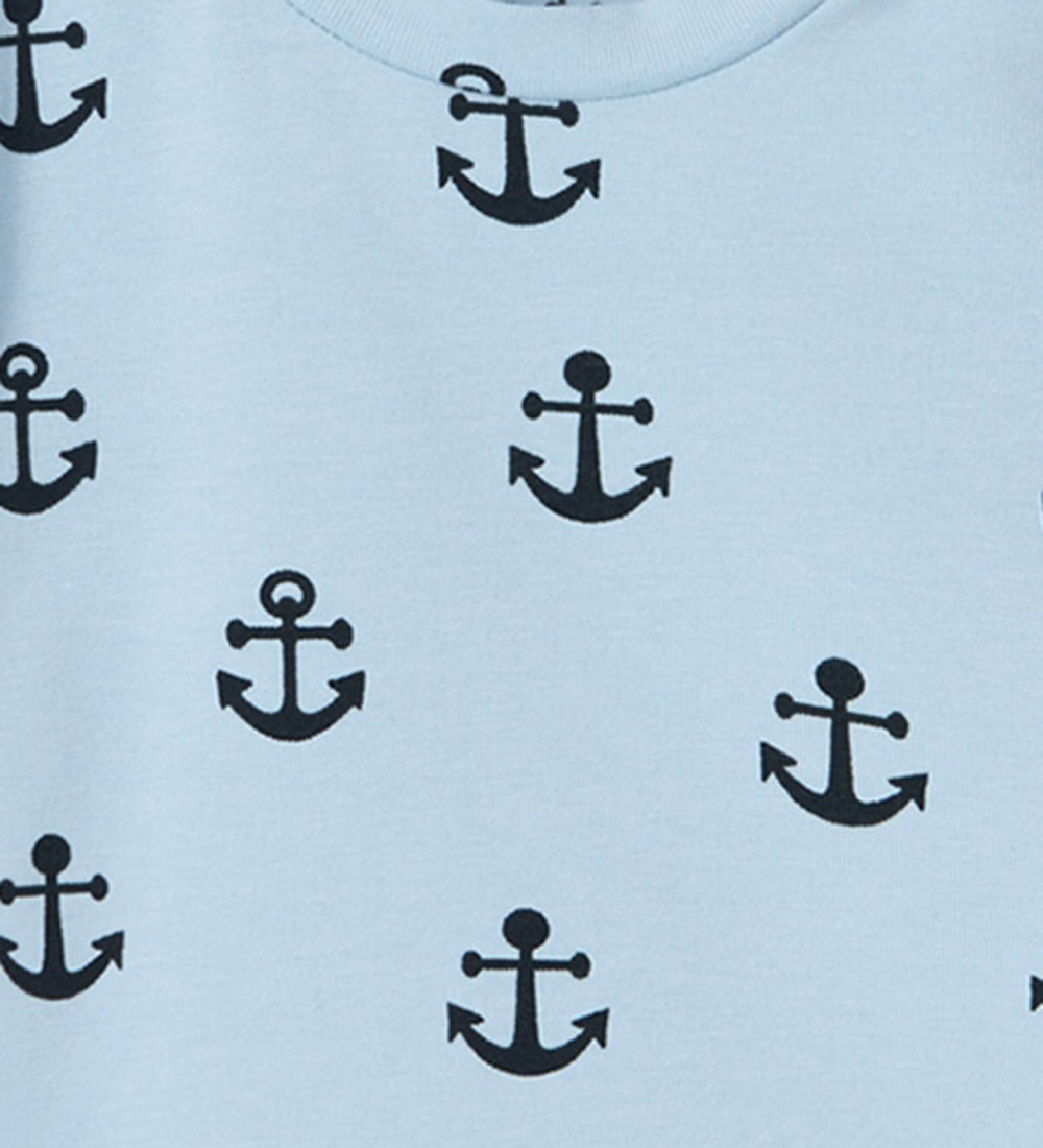 Name It T-shirt - NbmVroels - Chambray Blue m. Ankre