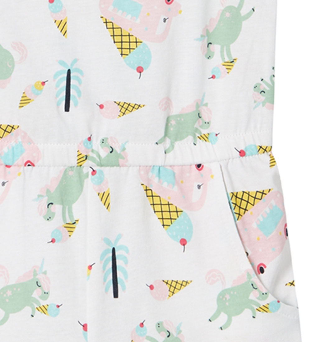 Name It Sommerdragt - NmfVigga - Bright White/Unicorn And Icecre