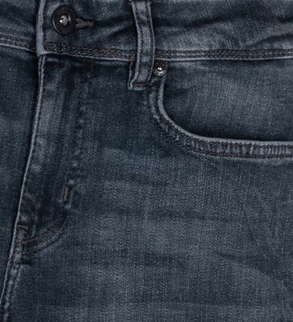 Indian Blue Jeans Jeans - Wide Straight Fit - Dark Grey Denim