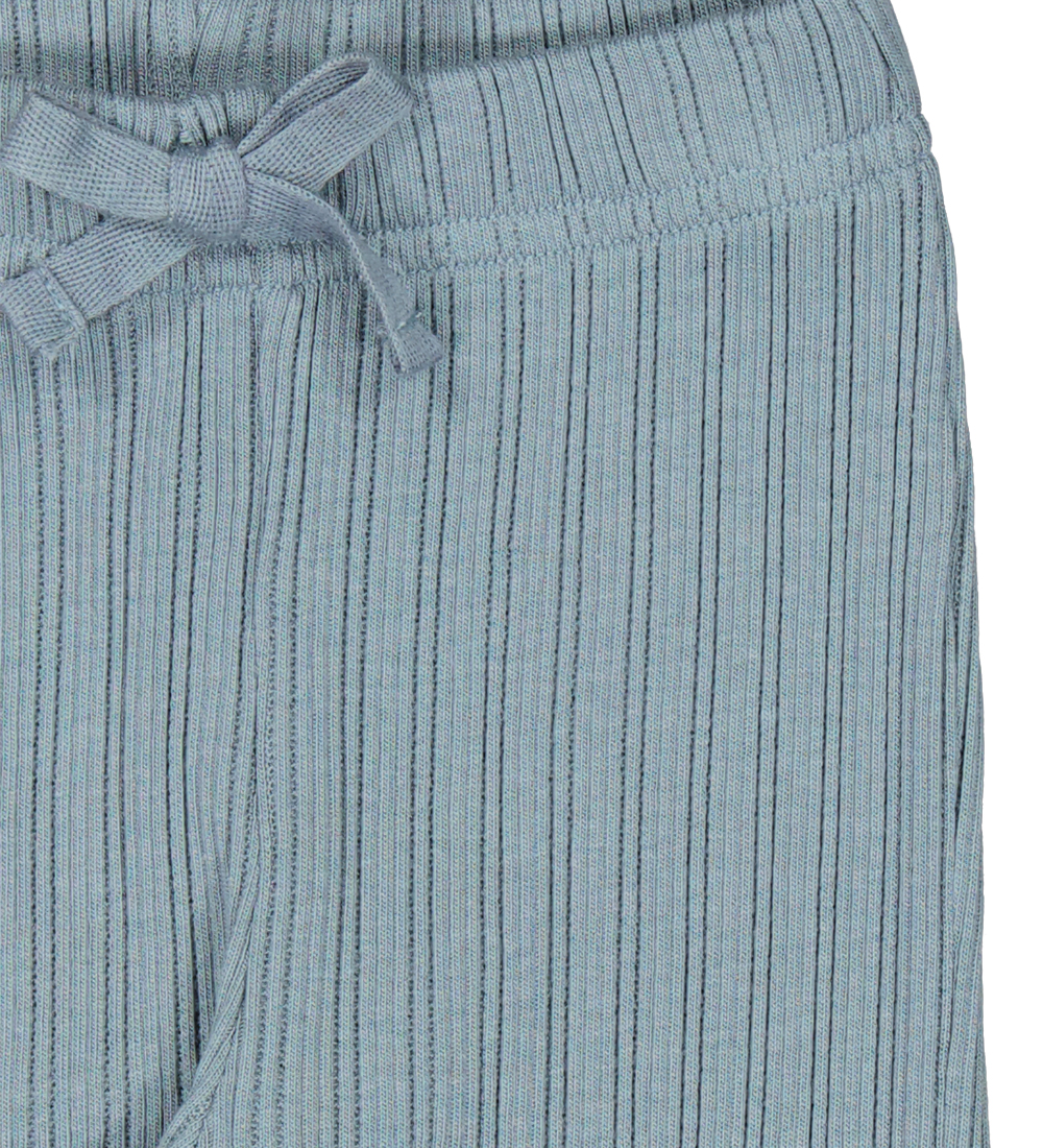 MarMar Bukser - Modal - Pitti - Blue Dove m. Hulmønster