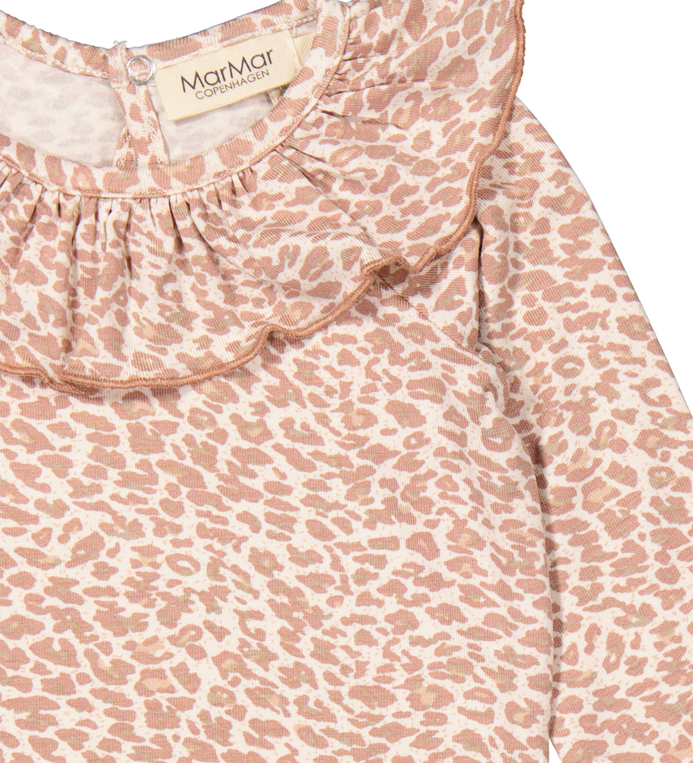 MarMar Body l/æ - Viskose - Berta - Powder Taupe Leo
