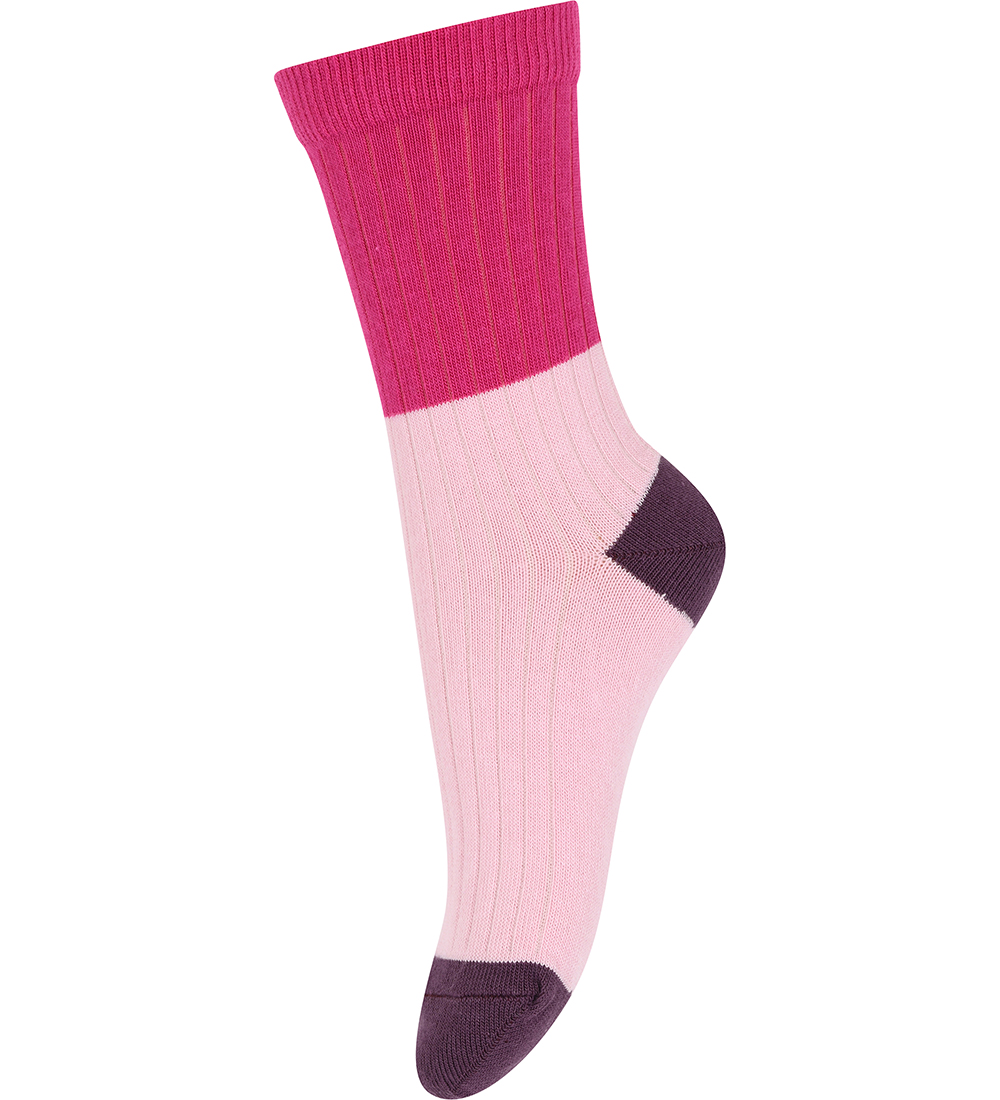 Melton Strømper - Block colour - Festival Fuchsia