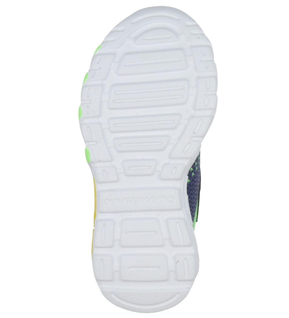 Skechers Sko - Flex-Glow Bolt - Navy/Multi