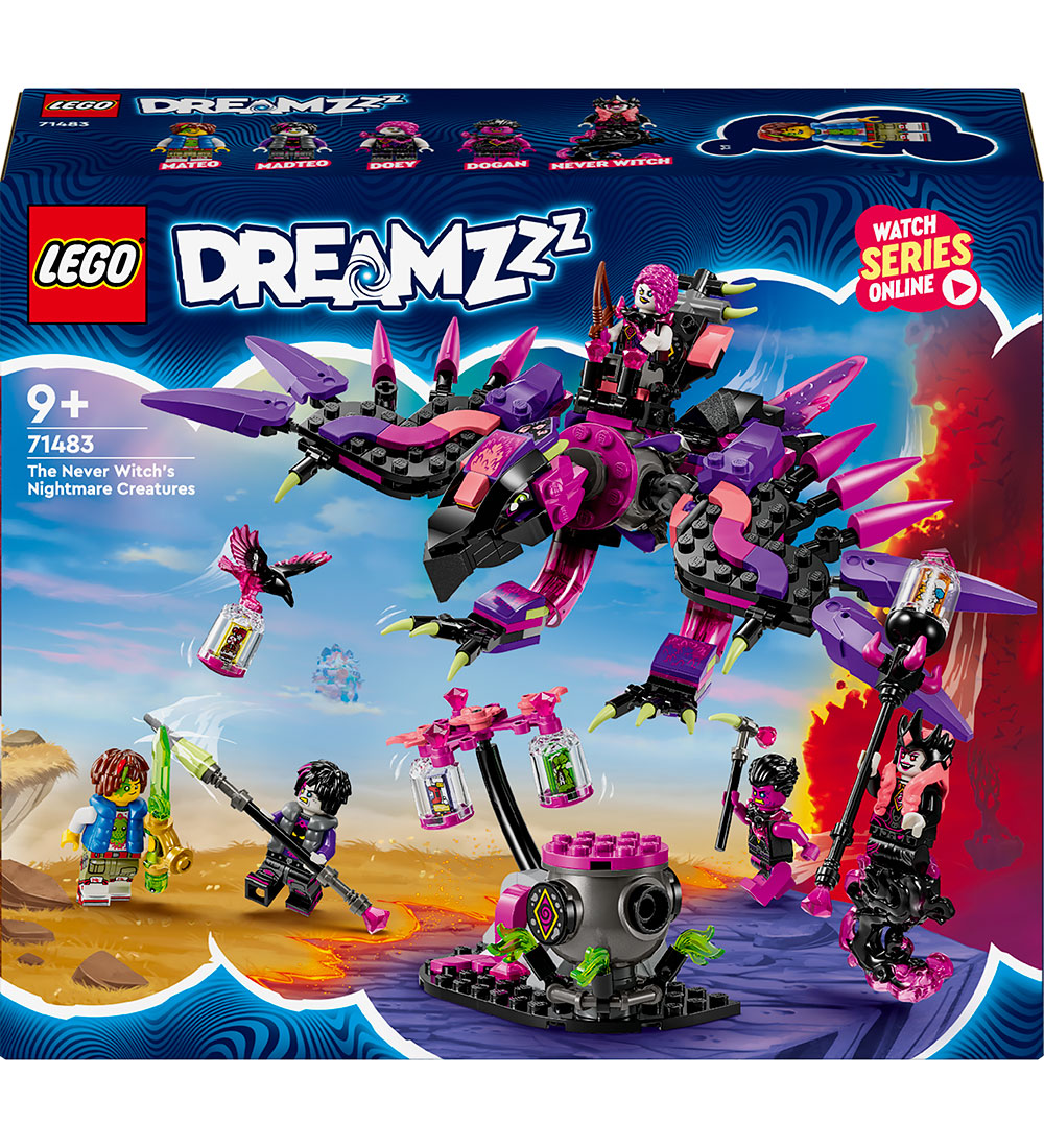 LEGO® DREAMZzz - Aldrig-heksens Mareridsvæsner 71483 - 457 Dele