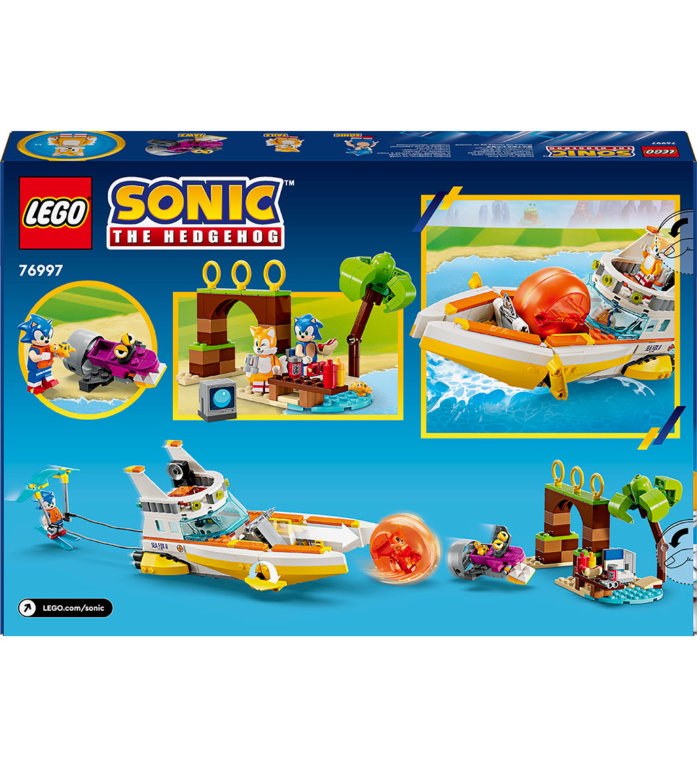 LEGO® Sonic The Hedgehog - Tails' Actionbåd 76997 - 393 Dele