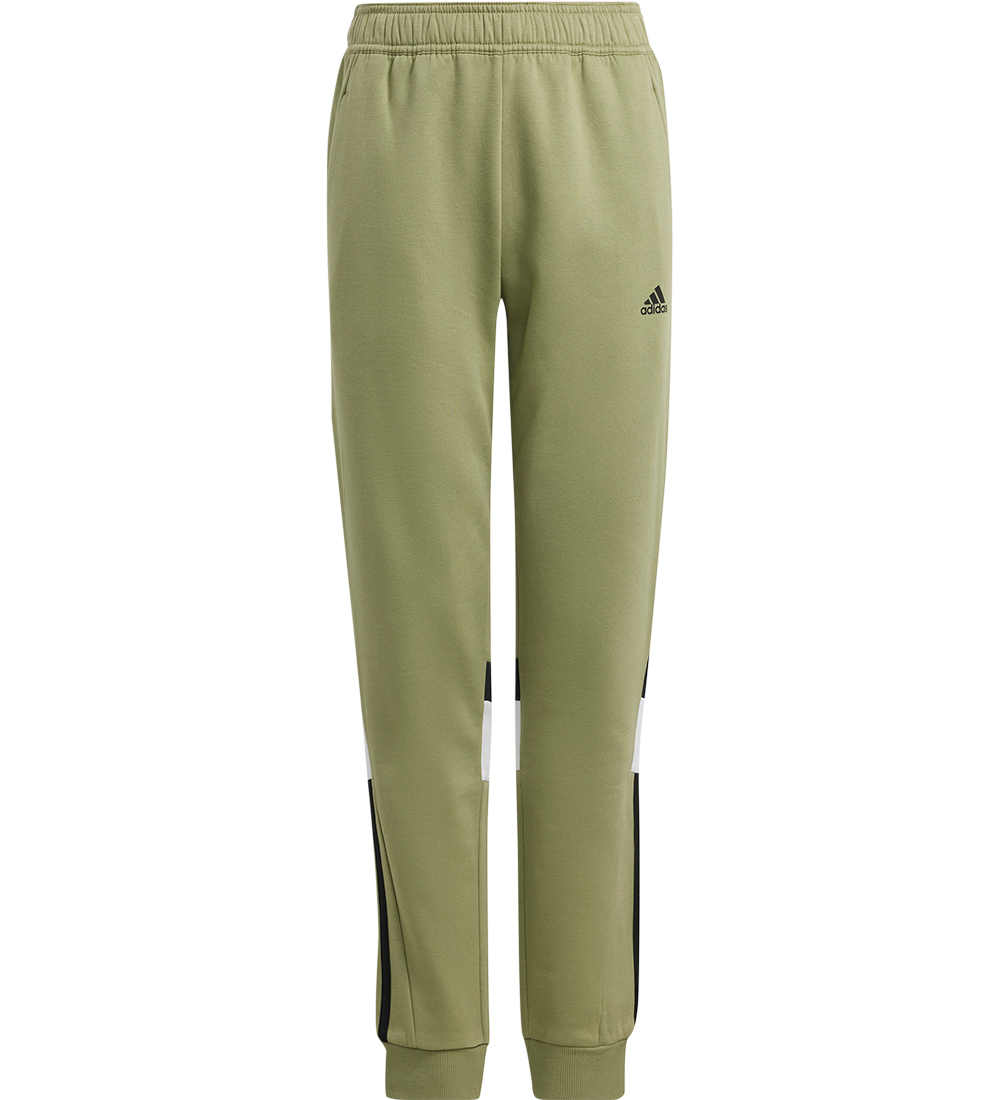 adidas Performance Sweatpants - J 3S Tib PT - Grøn/Sort