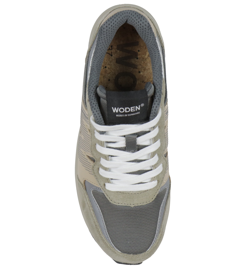 Woden Sko - Rigmor Reflective - Silver Mink