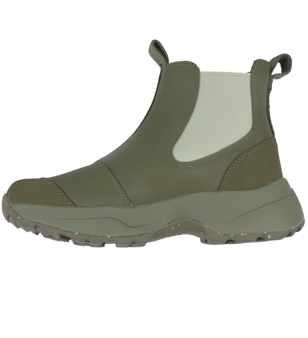 Woden Gummistøvler - Siri Waterproff - Dark Olive/Alfalfa