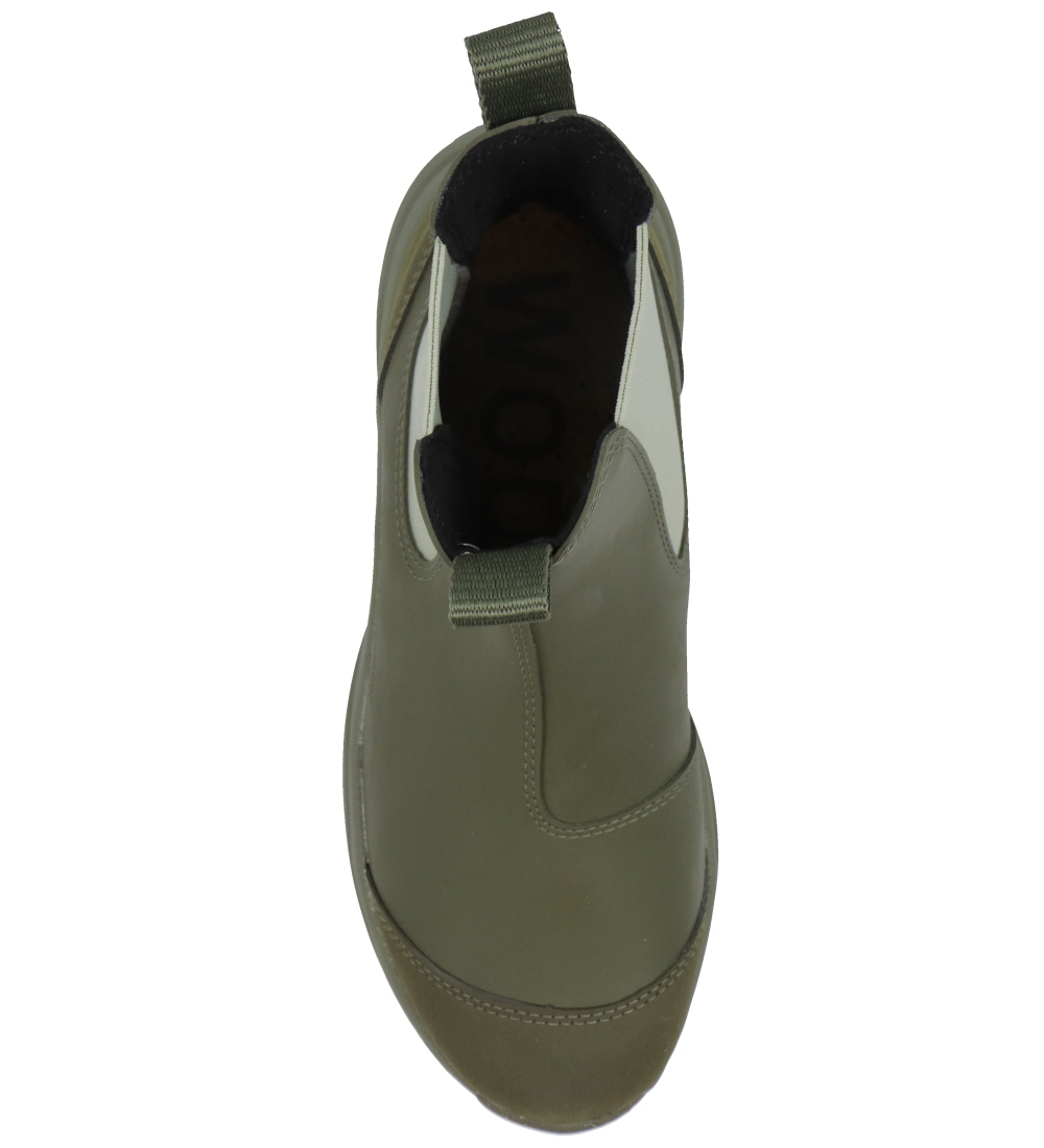 Woden Gummistøvler - Siri Waterproff - Dark Olive/Alfalfa