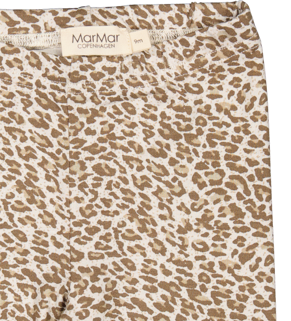 MarMar Leggings - Viskose - Forest Brown Leo