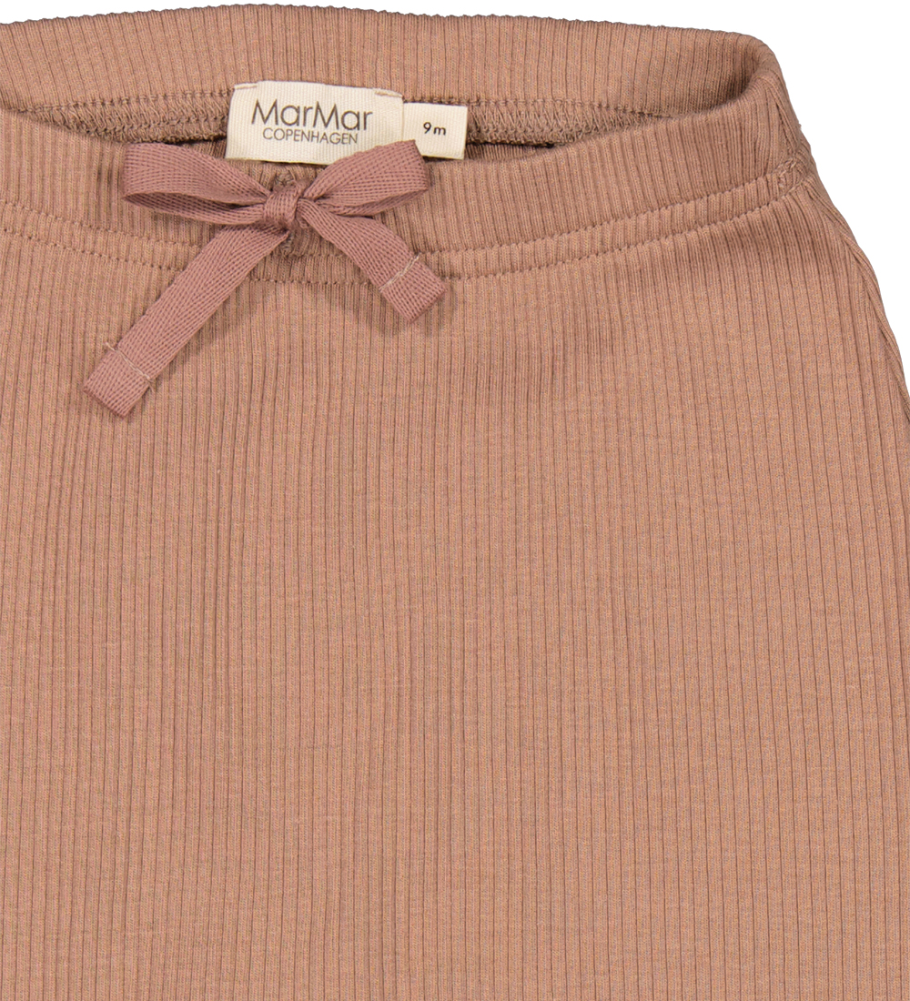 MarMar Bukser - Pico - Rib - Modal - Powder Taupe