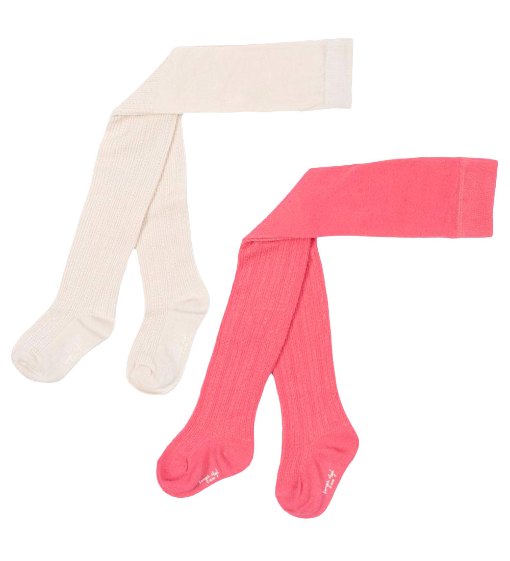 Konges Sløjd Strømpebukser - 2-pak - Beige/Rose