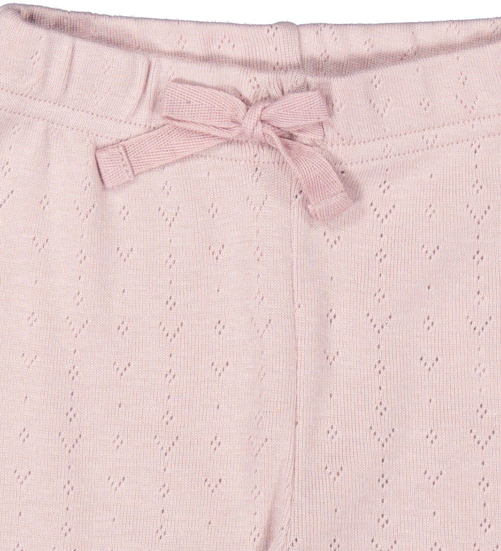 MarMar Bukser - Modal - Pitti - Faded Rose m. Hulmønster