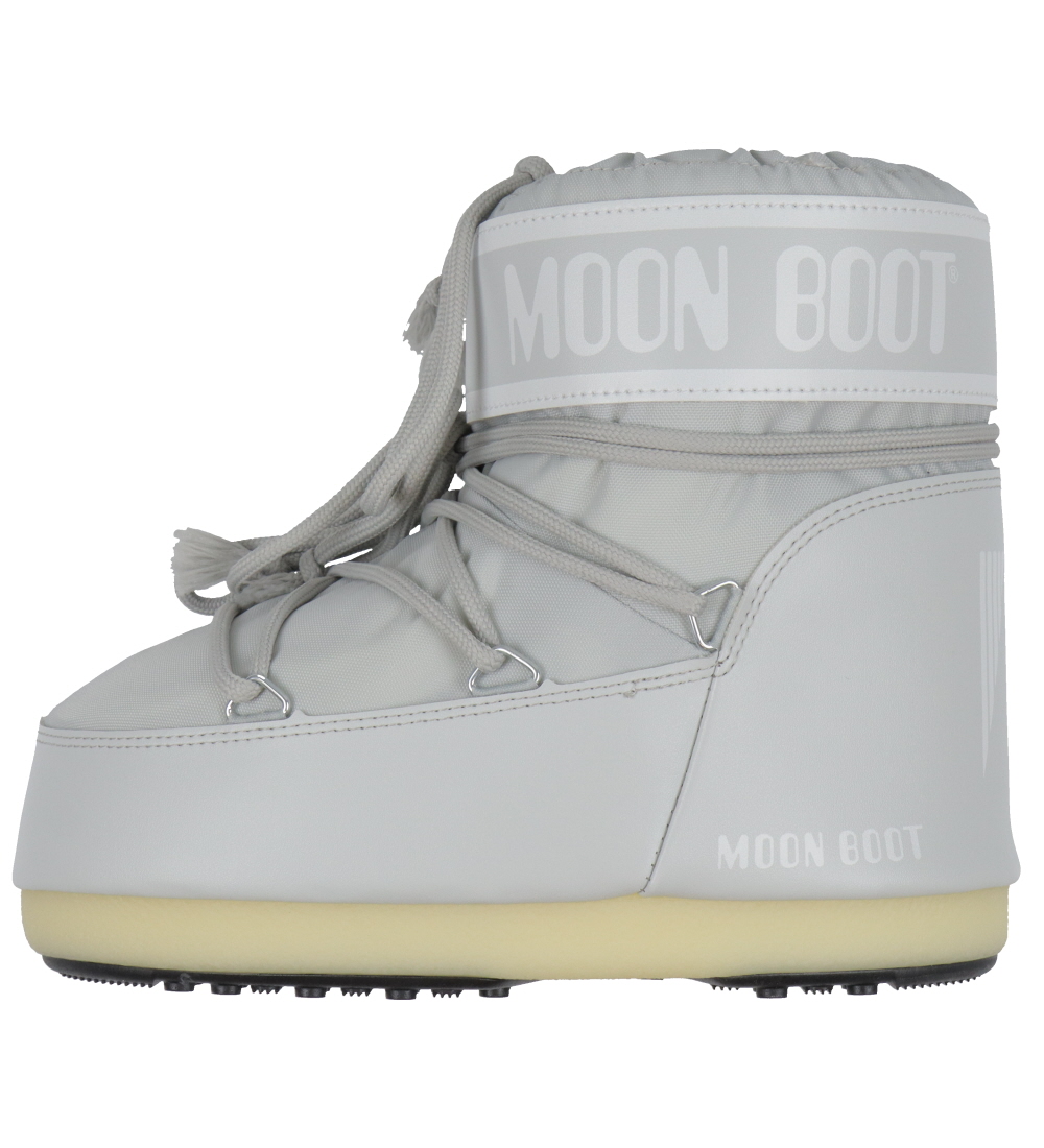 Moon Boot Vinterstøvler - Icon Low Nylon - Glacier Grey