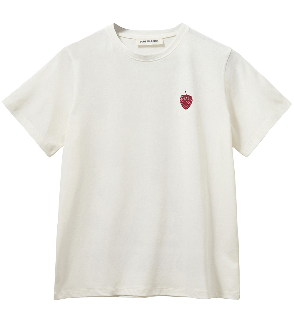 Sofie Schnoor T-shirt - Snow White Ebony m. Print