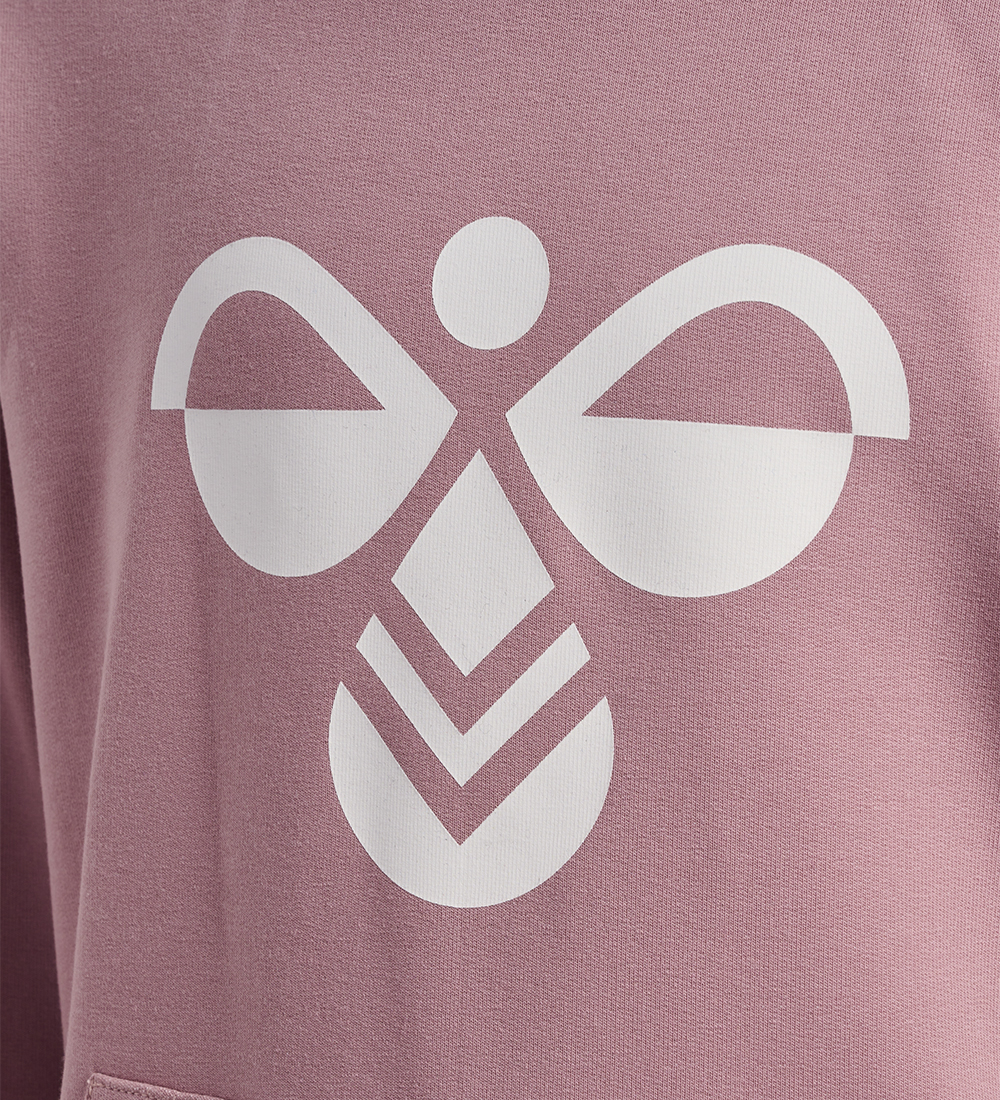 Hummel Hættetrøje - HmlCuatro - Woodrose