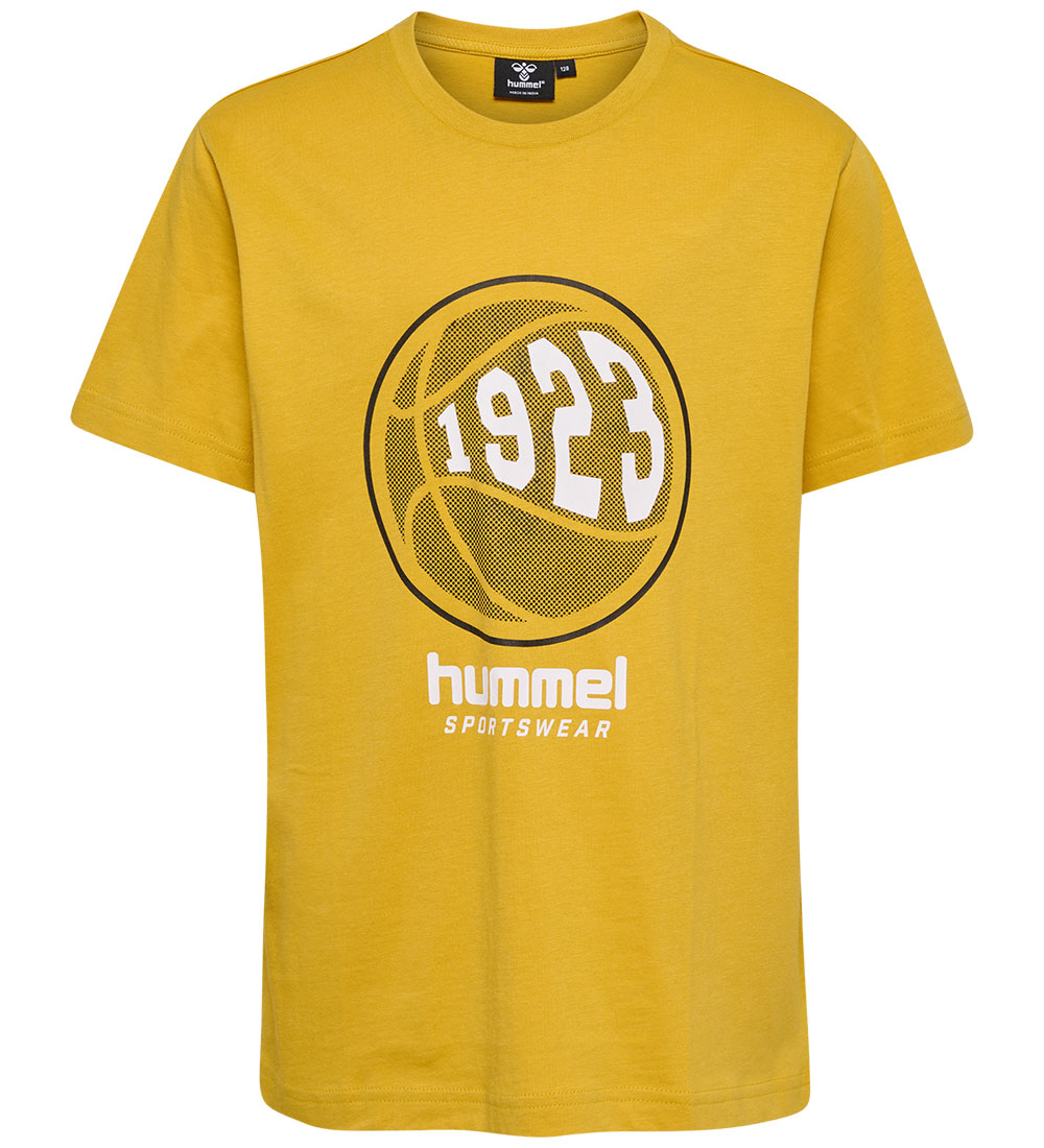 Hummel T-shirt - HmlLeo - Golden Spice