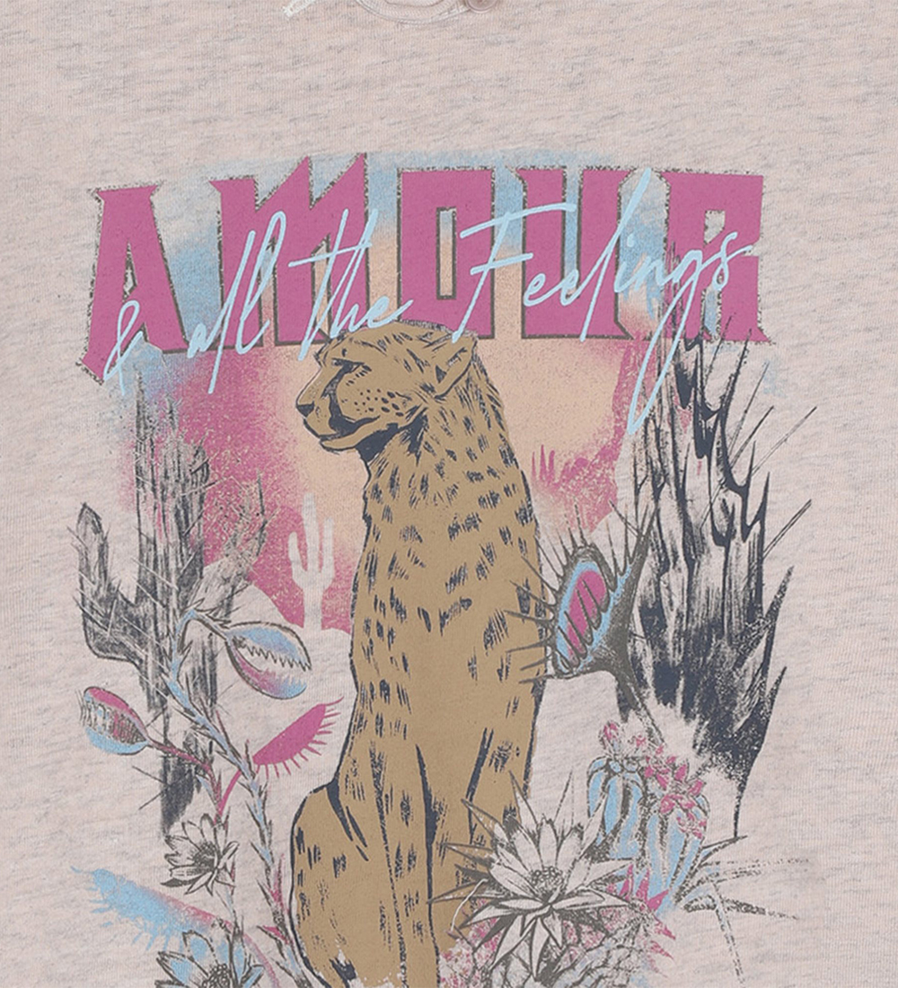 Zadig & Voltaire T-shirt - Apricot m. Print