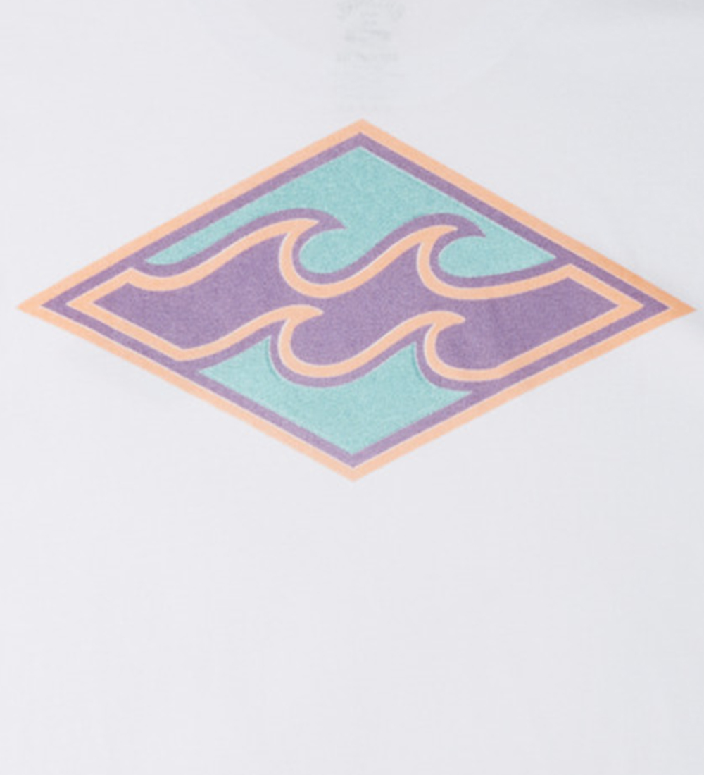 Billabong T-Shirt - Crayon Wave - Hvid