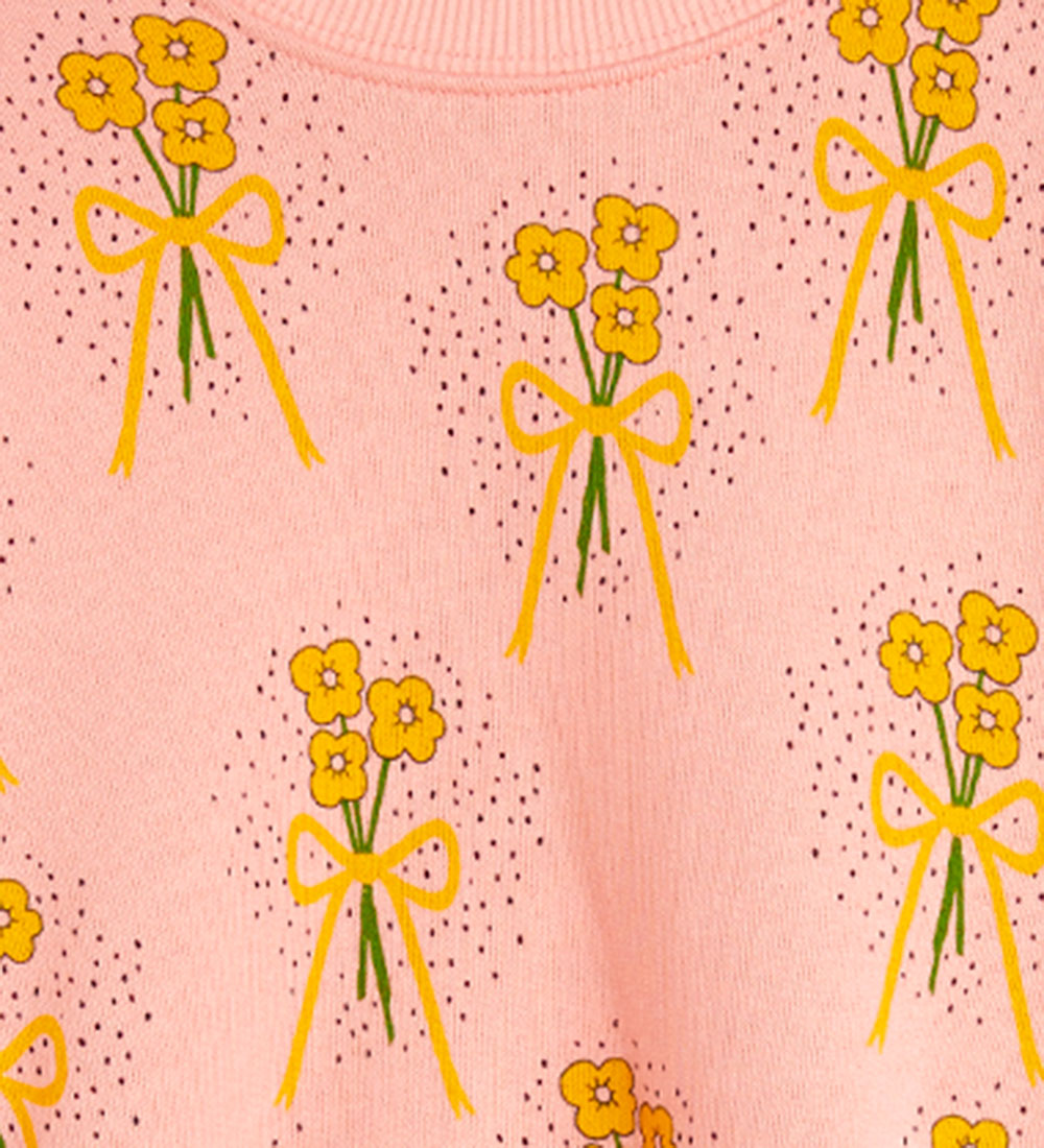 Mini rodini Sweatshirt - Winter flowers Aop - Pink