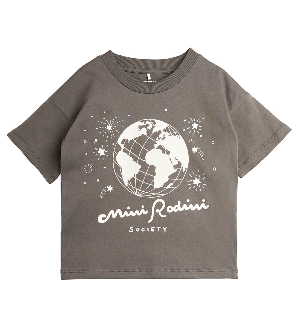 Mini Rodini T-shirt - Society - Grå