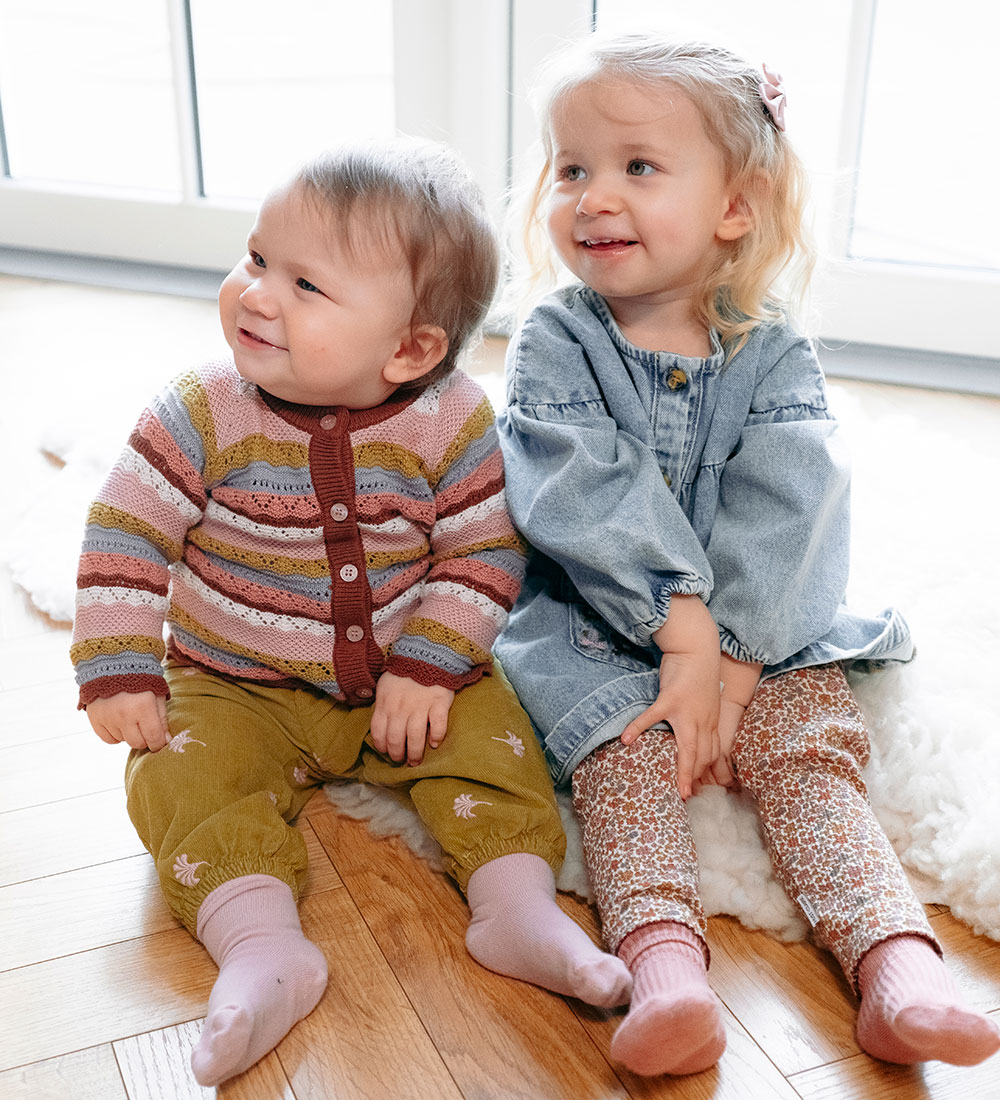 Hust and Claire Cardigan - Strik - Carren - Dusty Rose m. Hulmøn