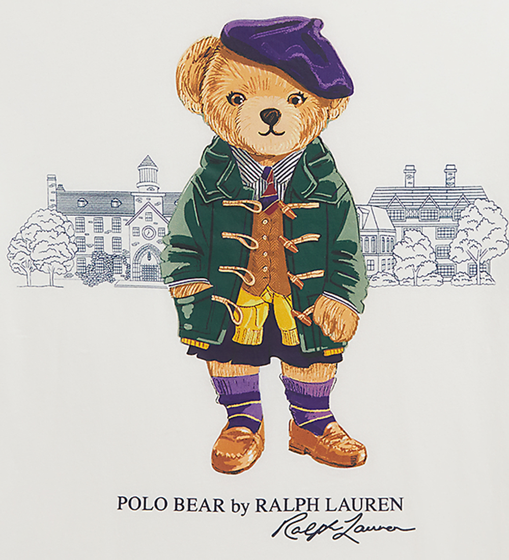 Polo Ralph Lauren T-shirt - Hvid m. Bamse