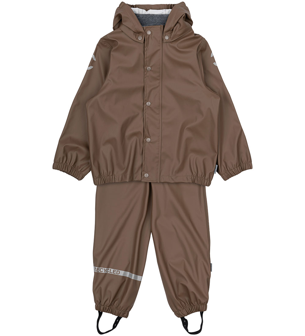 Mikk-Line Regntøj - PU - Recycled - Chocolate Chip