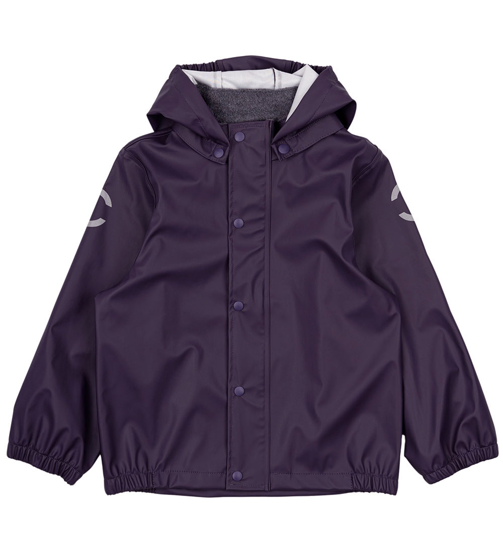 Mikk-Line Regntøj m. Seler - PU - Recycled - Nightshade