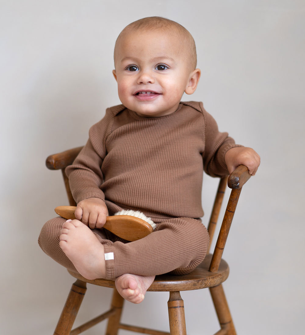 Minimalisma Leggings - Rib - Uld - Arona - Toffee