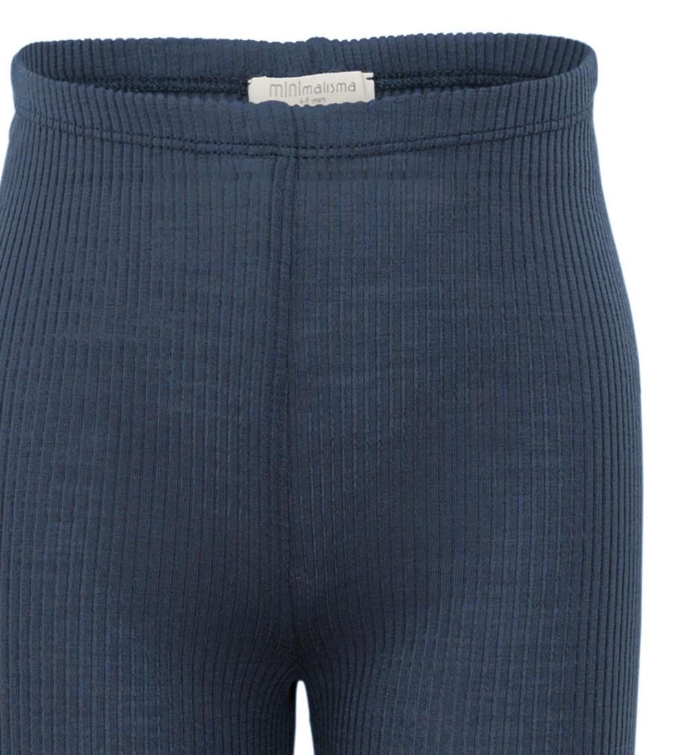 Minimalisma Leggings - Rib - Uld - Arona - Midnight