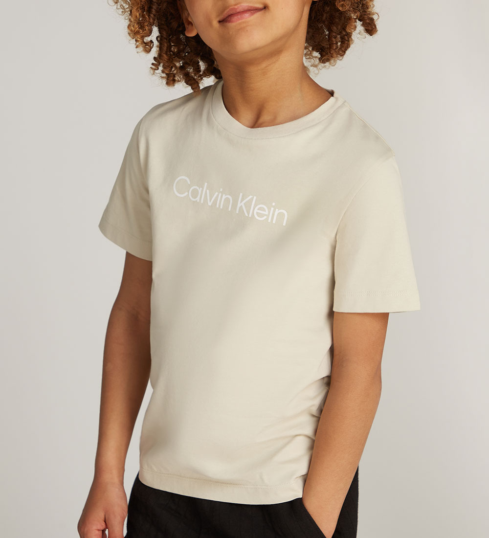 Calvin Klein T-shirt - Inst. Logo - Pelican