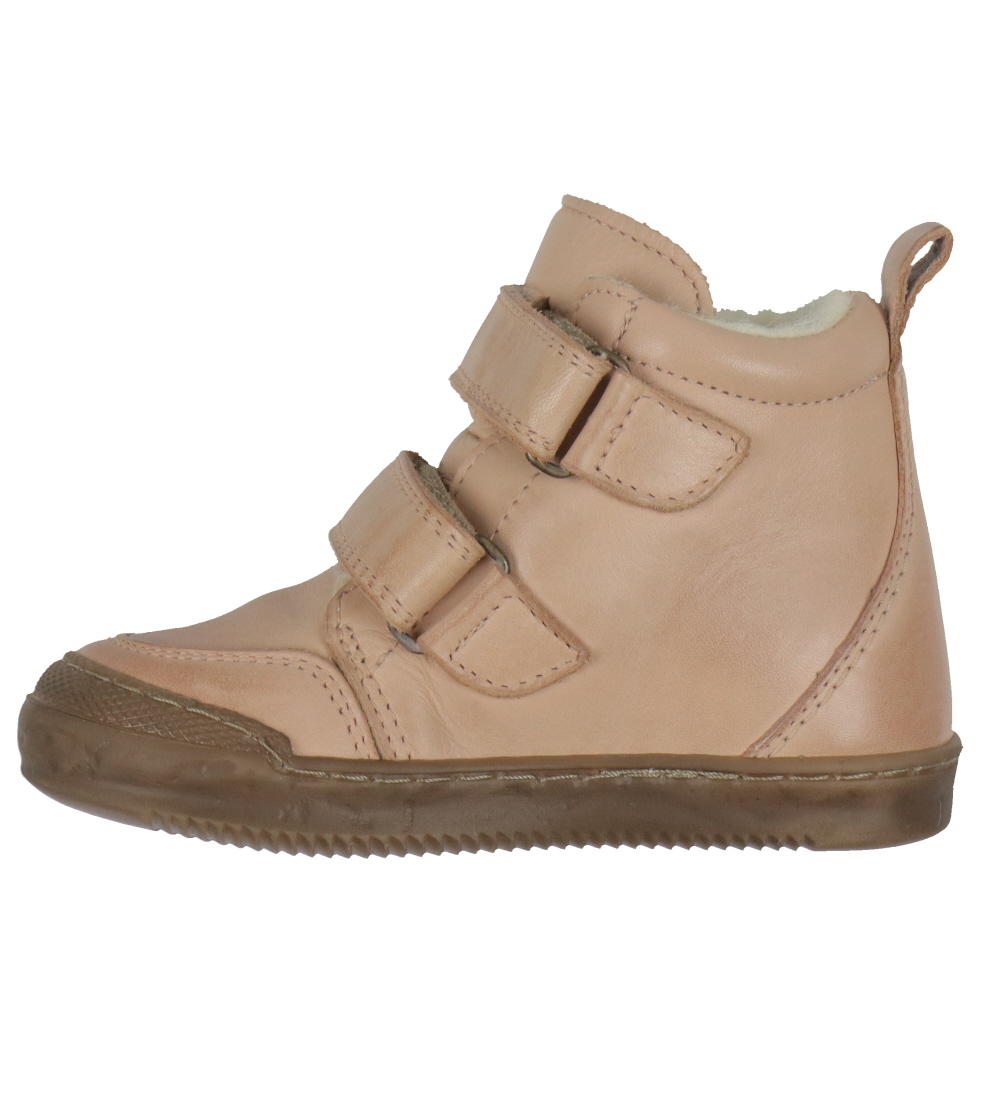 Pom Pom Vinterstøvler - Sneaker Wool Booty - Old Rose