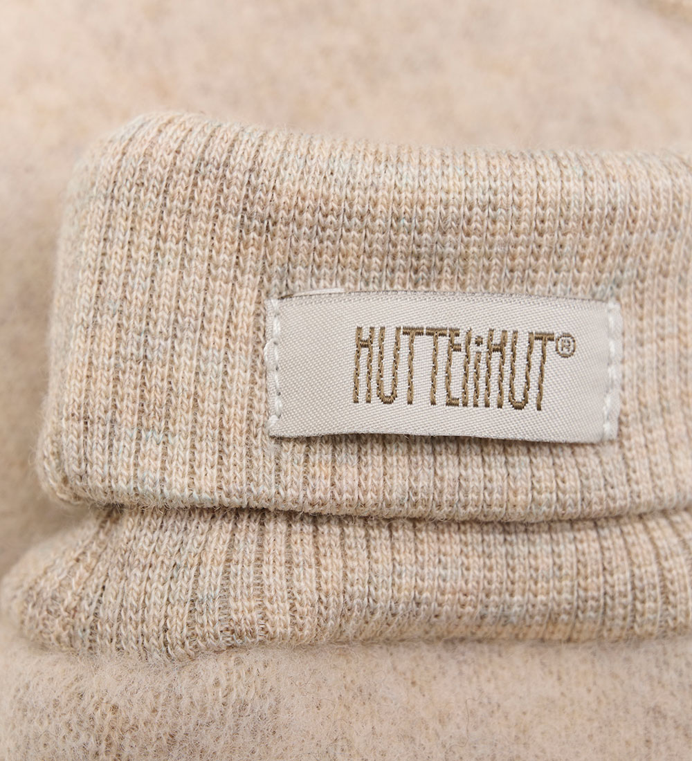 Huttelihut Luffer - Uldfleece - 2-lags - Camel Melange