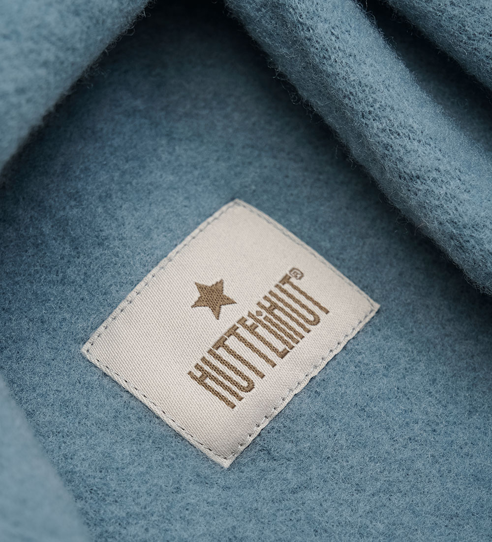 Huttelihut Elefanthue - Uldfleece - 1-lags - Stormy Weather m. Ø
