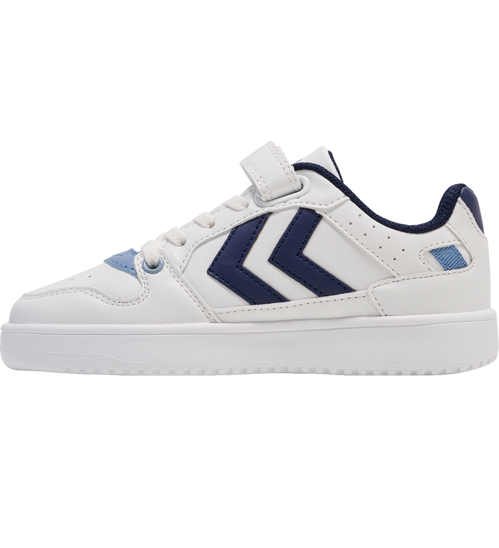 Hummel Sko - St. Power Play Jr - WHITE/BLUE