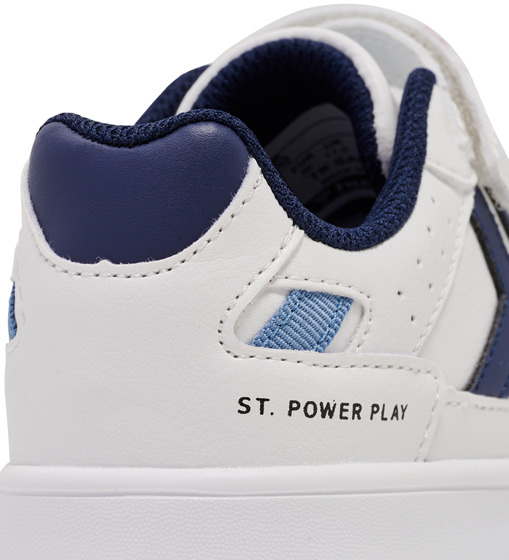 Hummel Sko - St. Power Play Jr - WHITE/BLUE