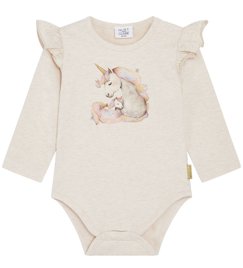 Hust and Claire Body l/æ - Bri - Wheat Melange m. Glimmer