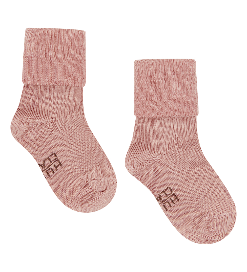 Hust and Claire Strømper - Uld/Bambus - Flosi - Ash Rose