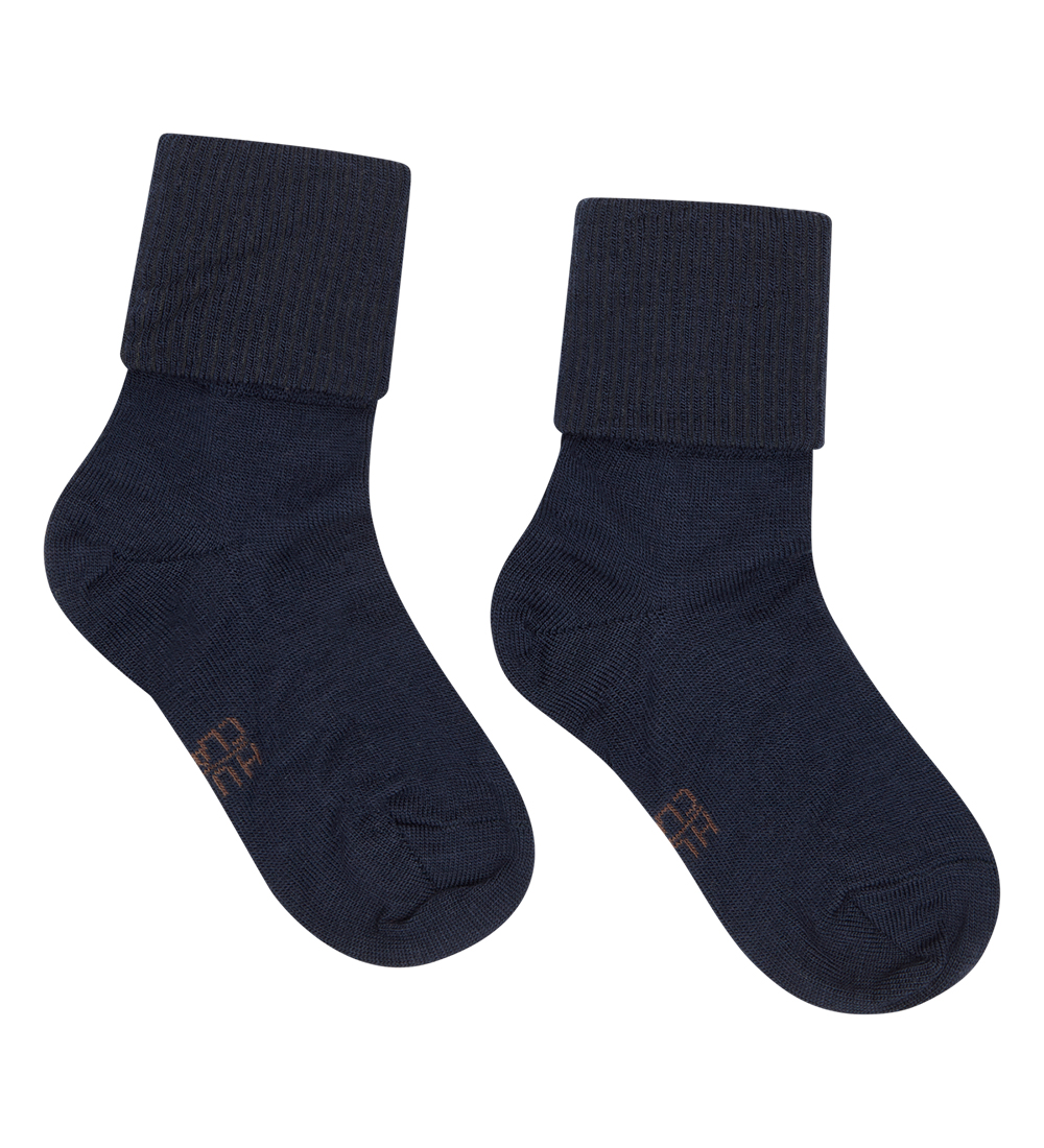 Hust and Claire Strømper - Uld/Bambus - Flosi - More Navy