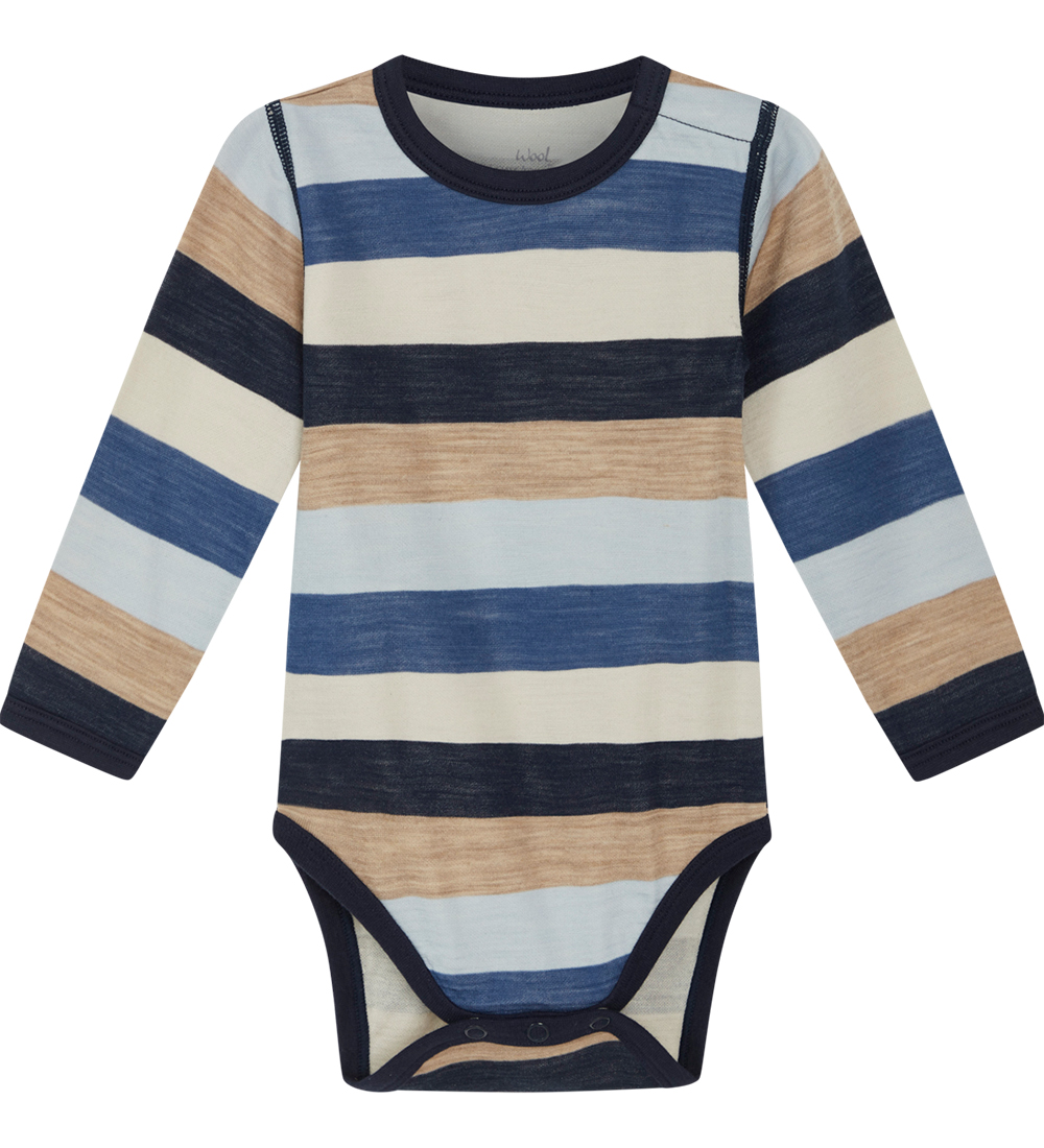 Hust and Claire Body l/æ - Uld/Bambus - Baloo - Cloud Blue m. St