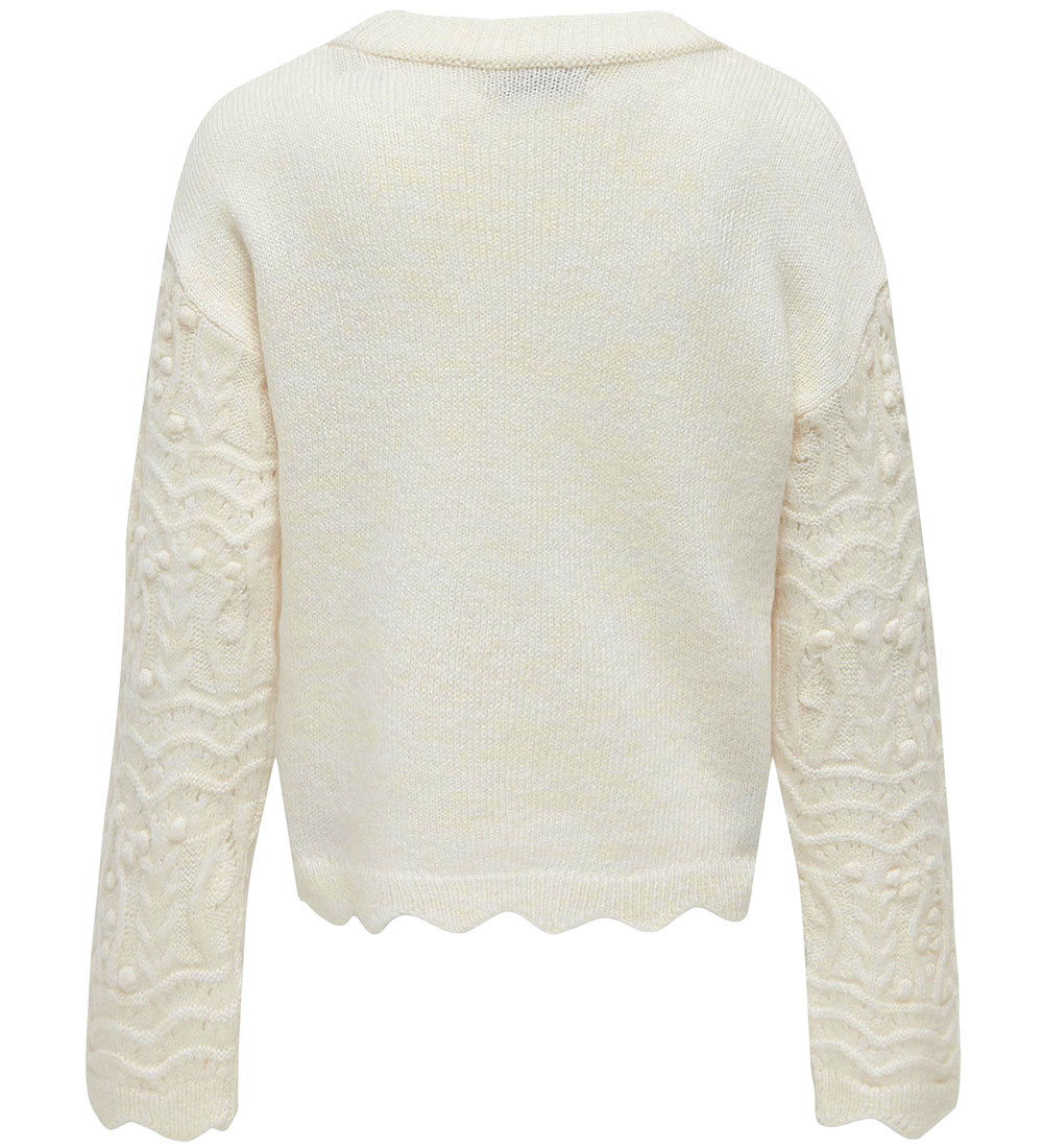 Kids Only Bluse - Strik - KogGenova - Birch