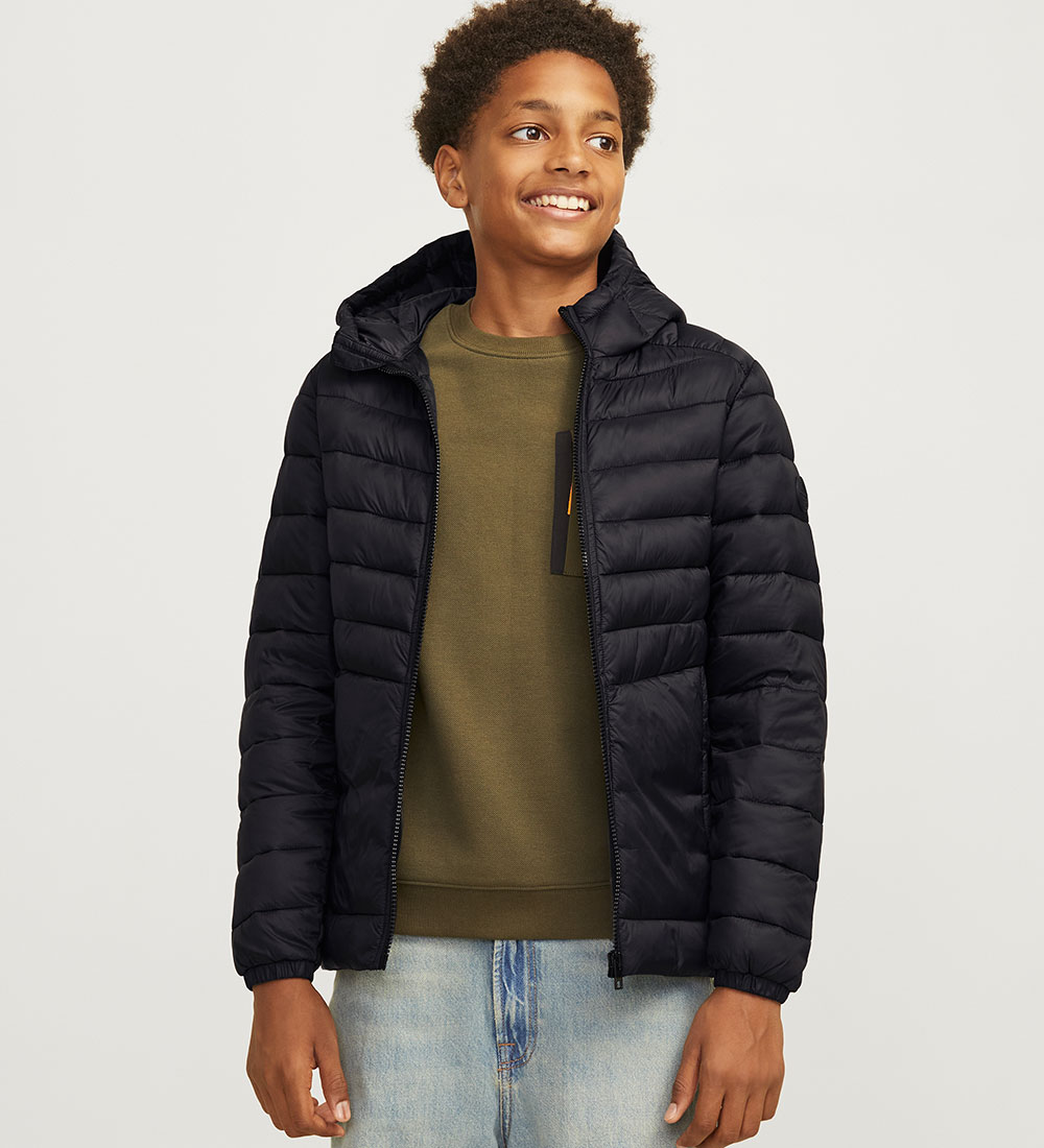 Jack & Jones Dynejakke - Noos - JjEsprint - Sort