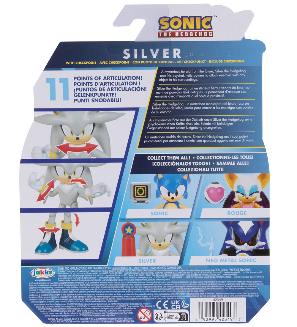 Sonic Figur - Silver