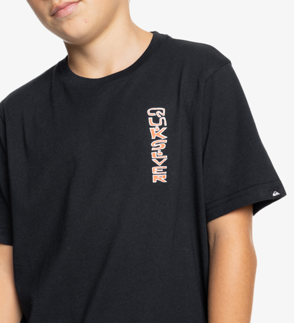 Quiksilver T-shirt - Warped - Sort m. Print