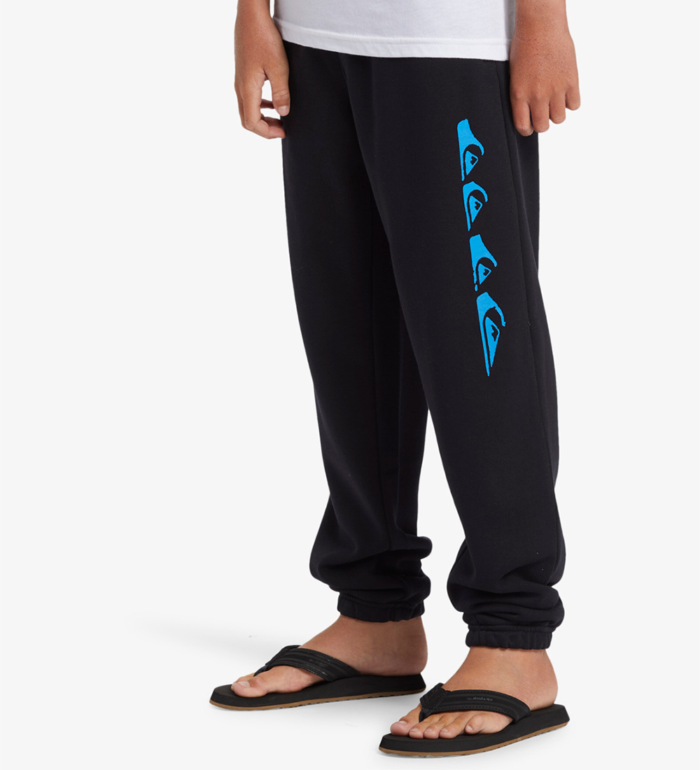 Quiksilver Sweatpants - Graphic - Sort m. Blå